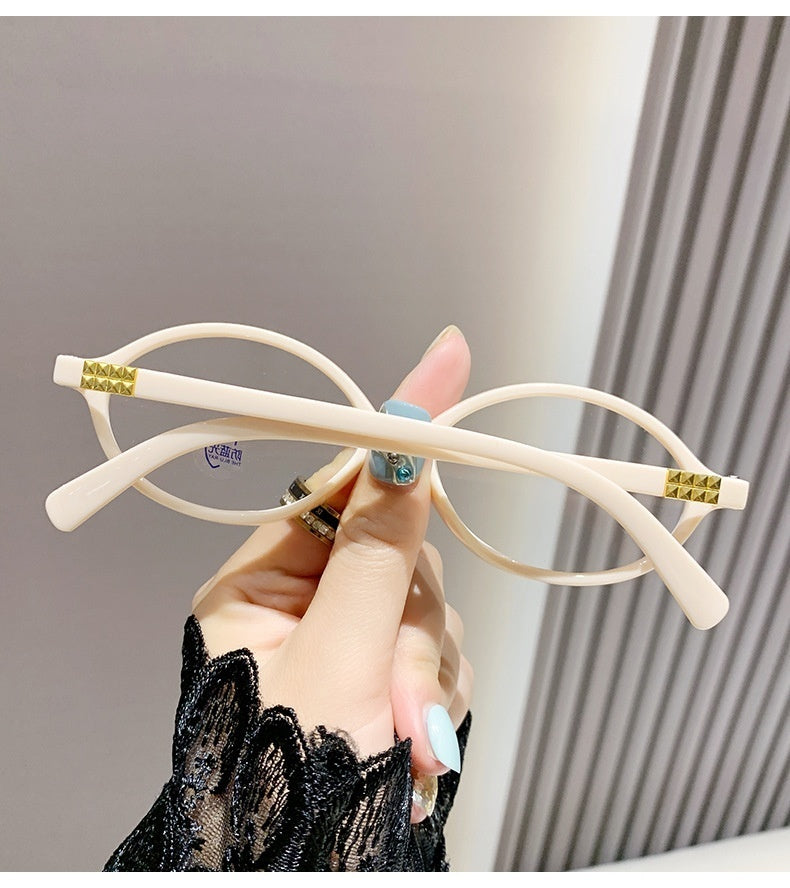 Trendy Round Fashion Glasses - Stylish Eyewear for Everyday Elegance and Versatility 0