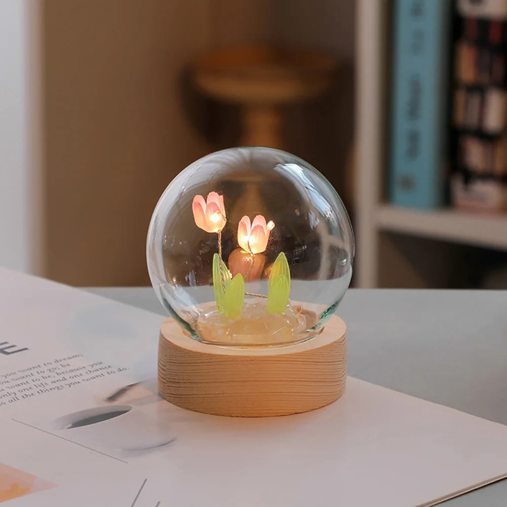 TulipGlow Tulip Table Lamp - Floral Accent Light