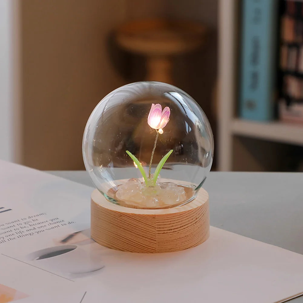 TulipGlow Tulip Table Lamp - Floral Accent Light