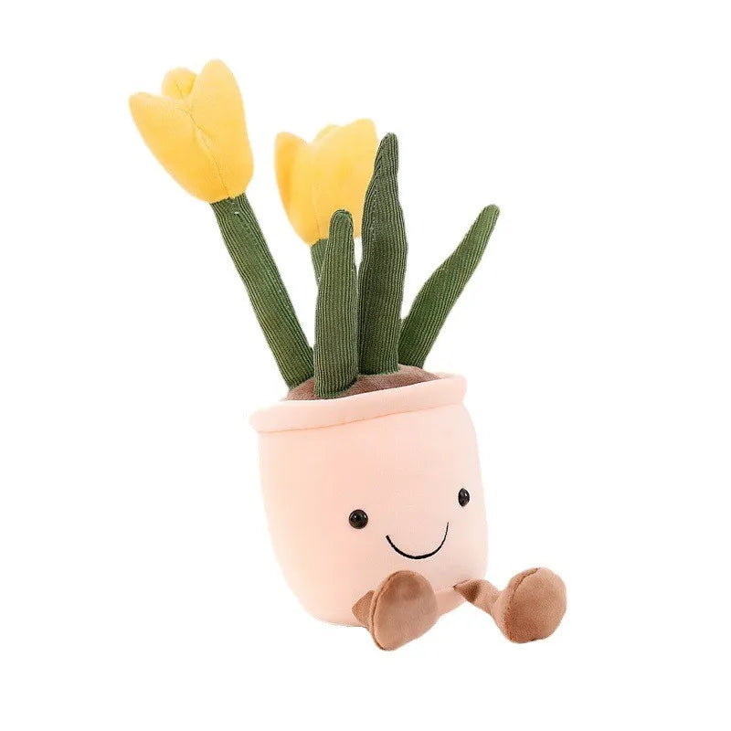 BloomBuddy Cute Flower Plush Toy for Kids