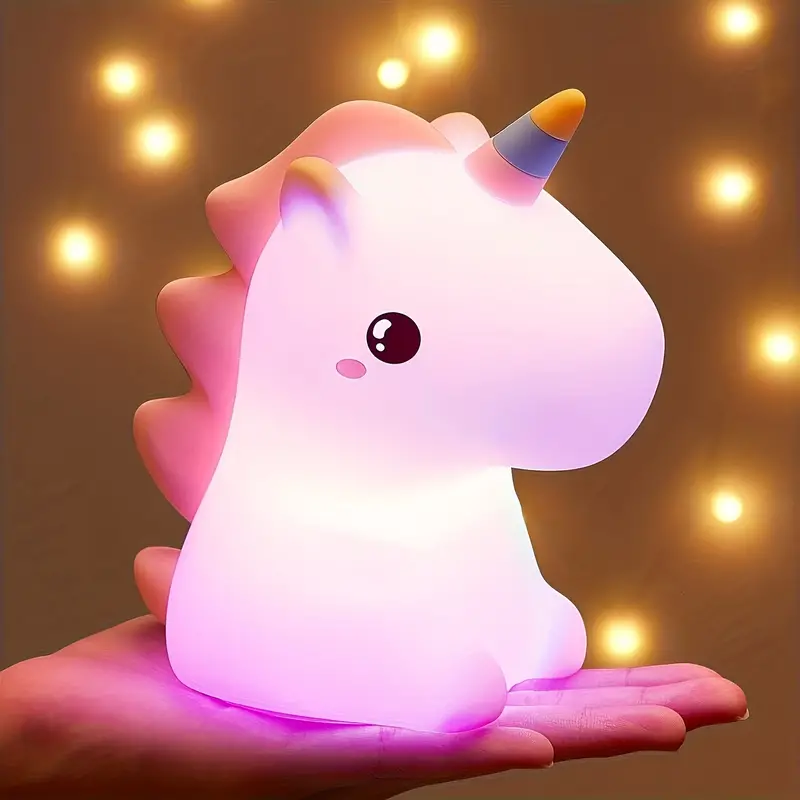 Unicorn Glow | Colorful Soothing LED Night Light for Kids 0