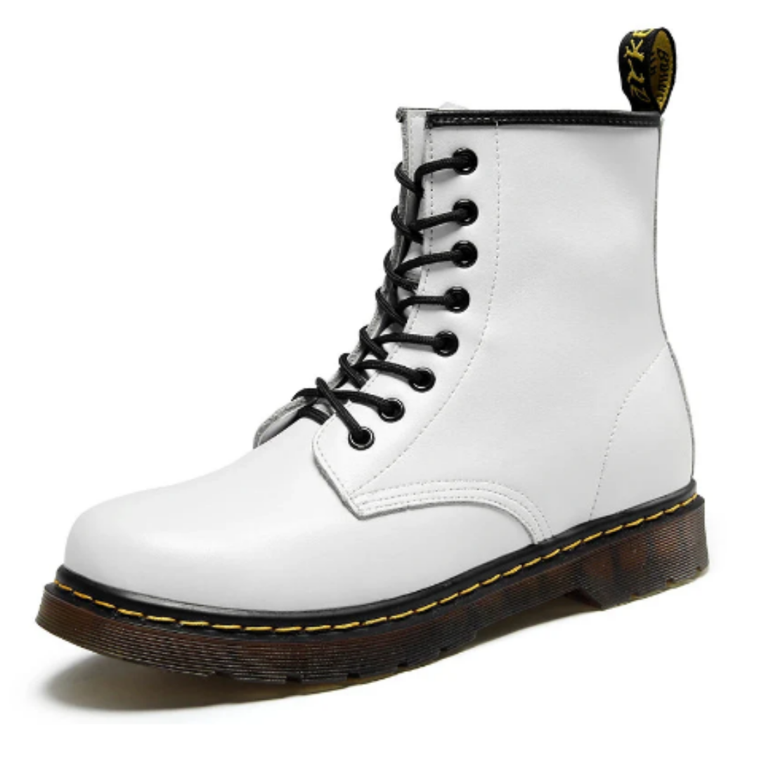 Unisex Winter Black Ankle Boots - Cozy Lace-Up Footwear for Cold Weather 2