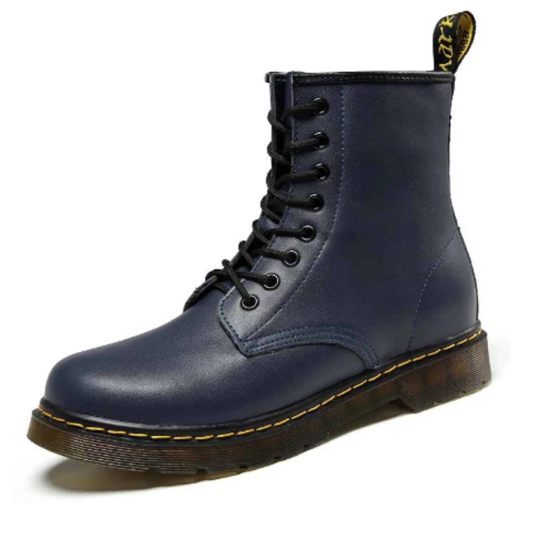 Unisex Winter Black Ankle Boots - Cozy Lace-Up Footwear for Cold Weather 4