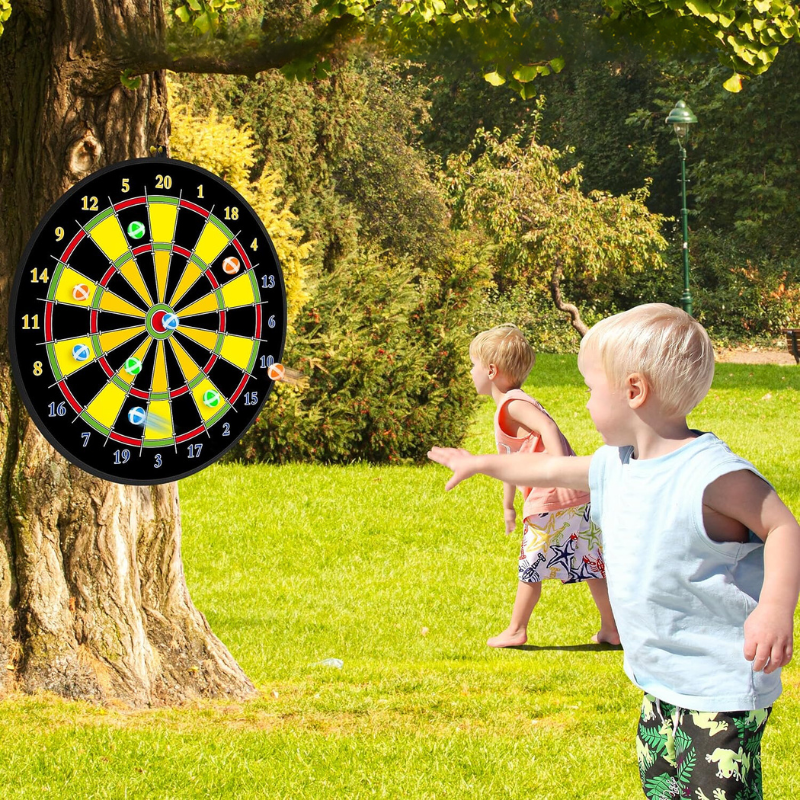 PlayTarget Kids Dartboard with Sticky Darts
