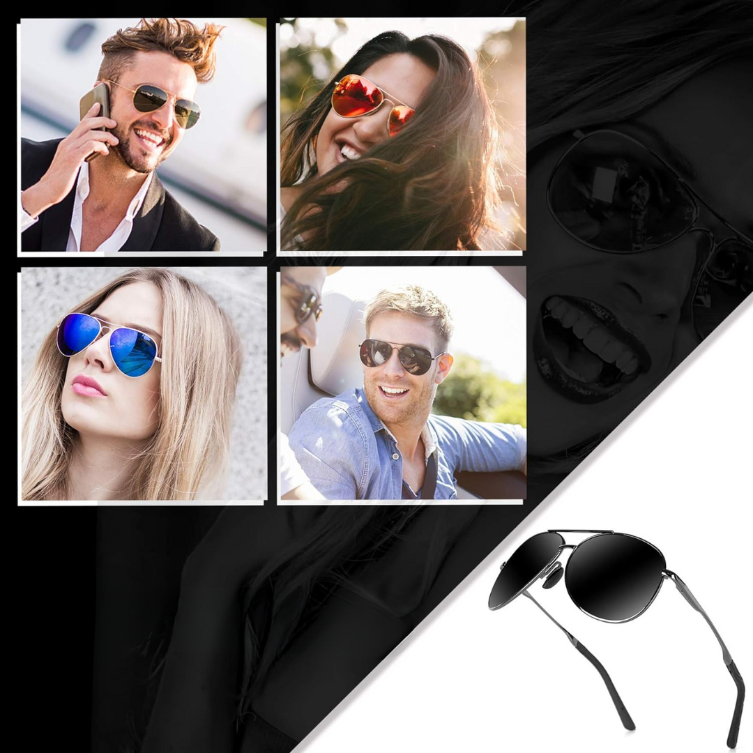 Joey - Polarized Aviator Sunglasses