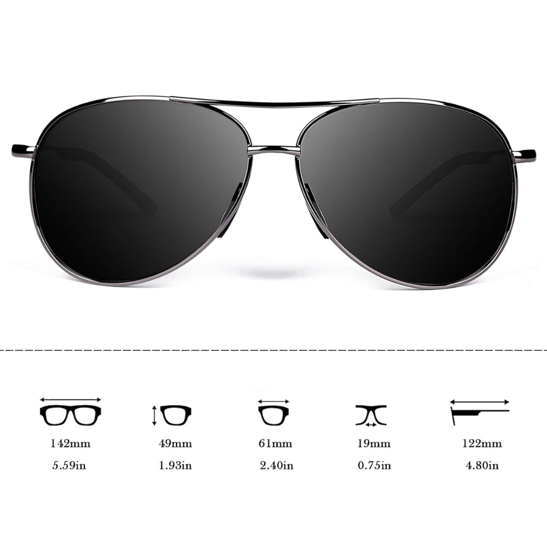 Joey - Polarized Aviator Sunglasses