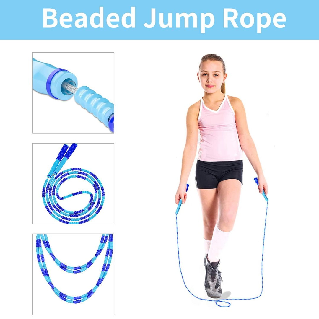 FlexiRope - Adjustable Beaded Jump Rope