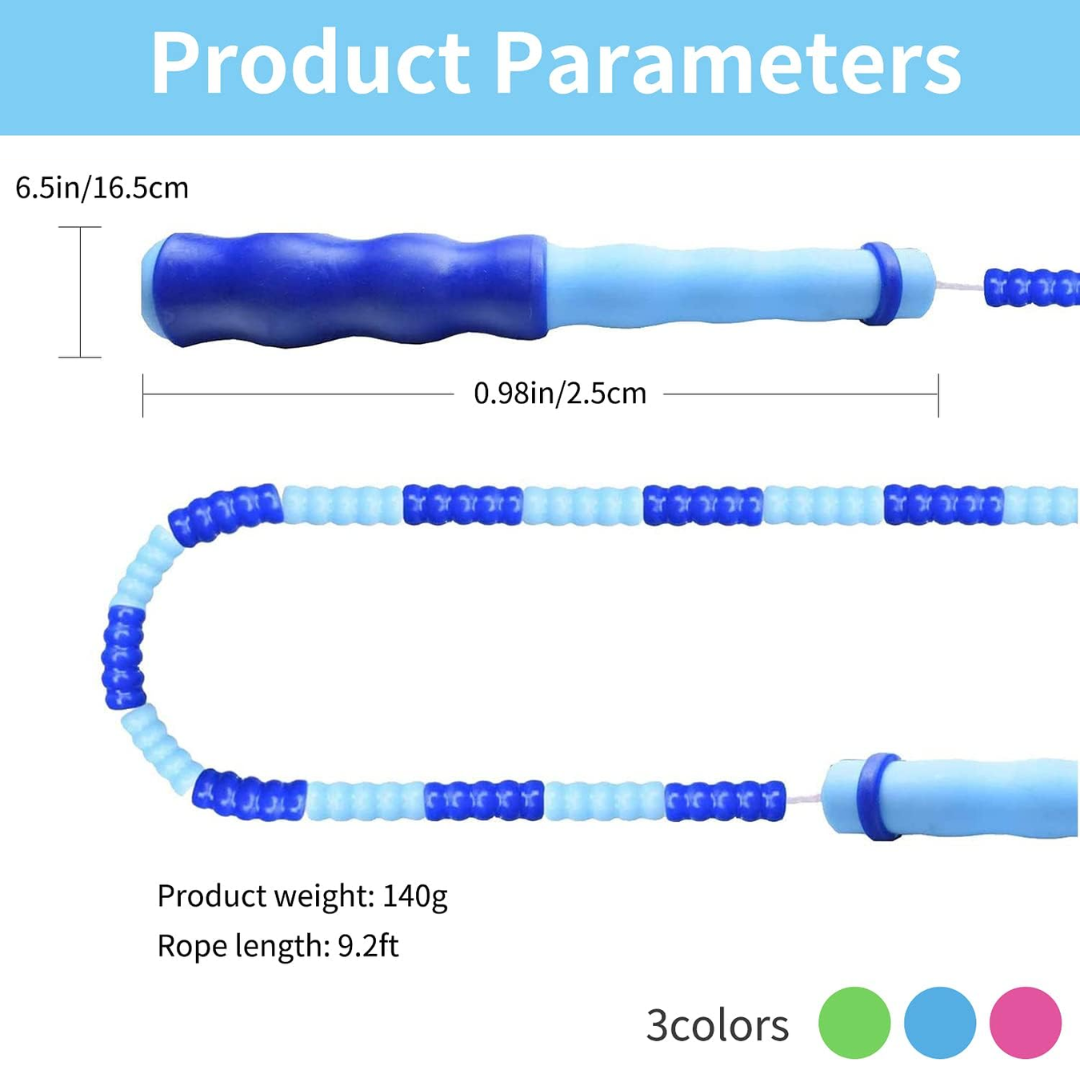 FlexiRope - Adjustable Beaded Jump Rope