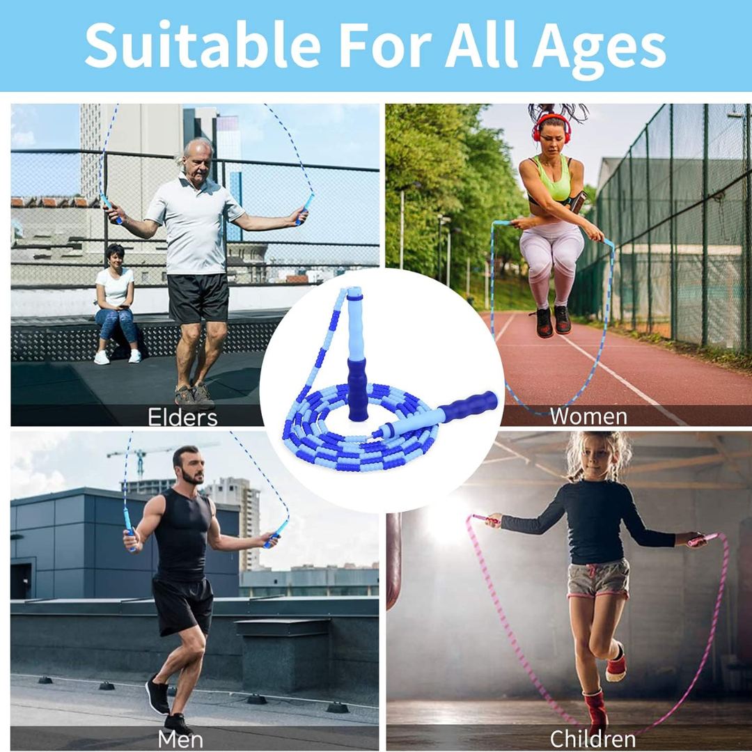 FlexiRope - Adjustable Beaded Jump Rope