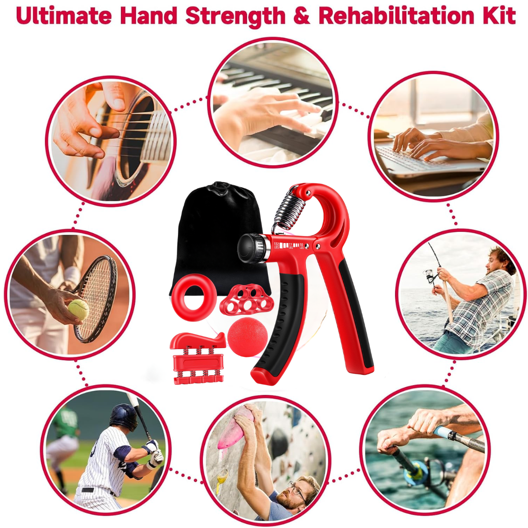 GripMaster - Adjustable Hand Strengthener Set