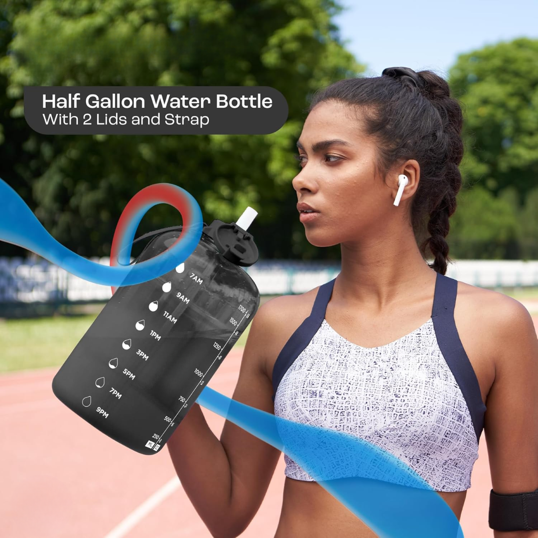 HydraMark - 2L Water Bottle with Time Marker
