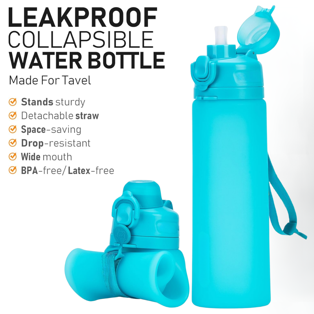FlexiHydrate - Collapsible Silicone Bottle 600ml