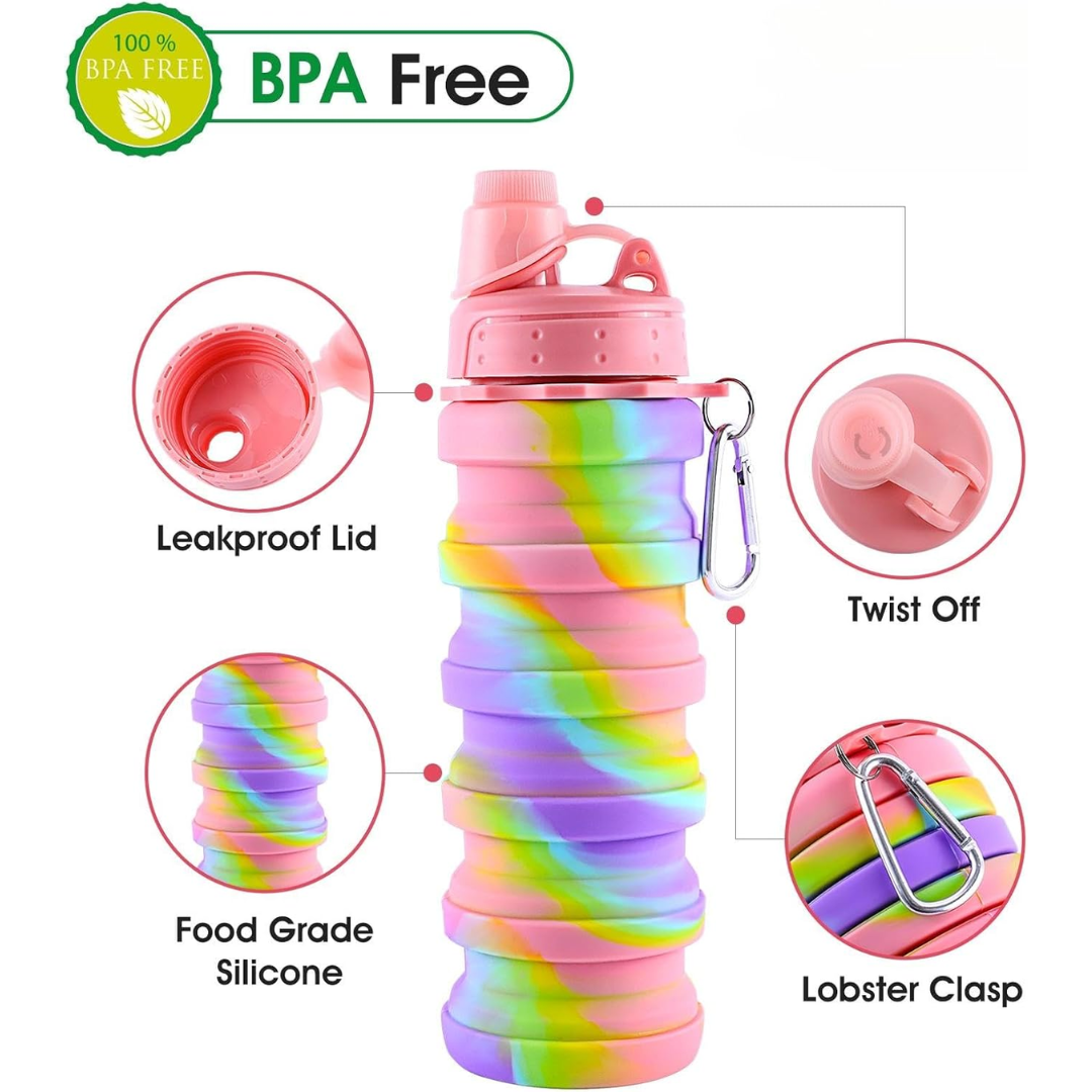 FlexiHydrate - Collapsible Travel Water Bottle