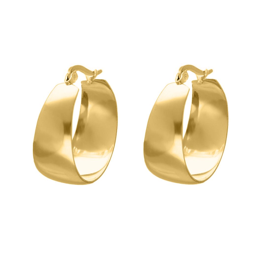 BoldAura Earrings - Bold Gold and Silver Statement Earrings