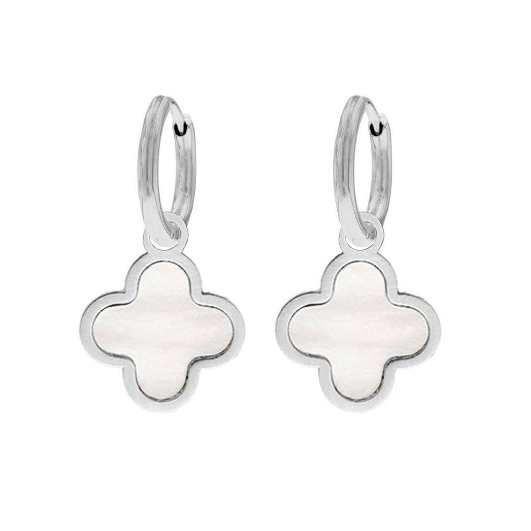 CloveLuxe Earrings - Elegant Clover Charm Drop Earrings