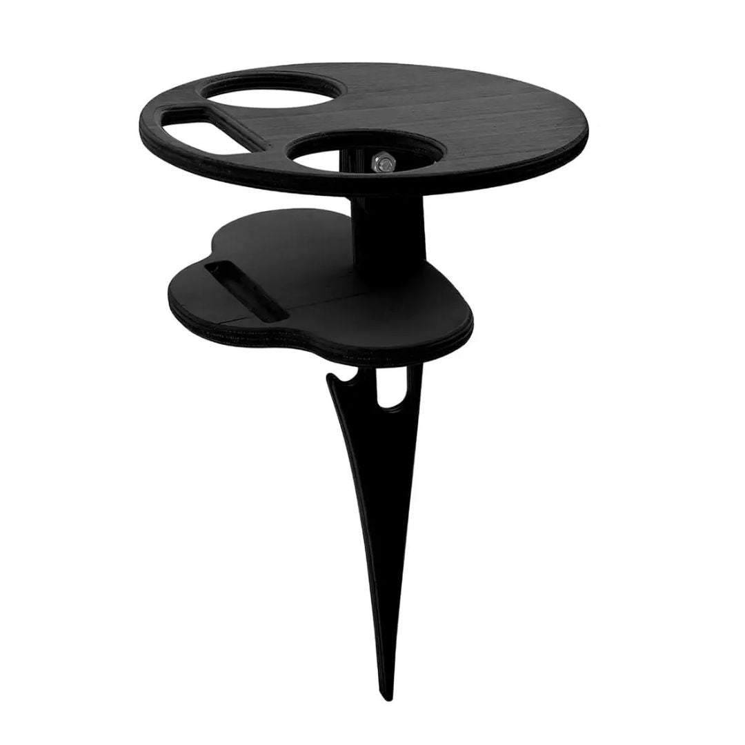 WineGlow Table - Portable Dual-Tier Outdoor Serving Table