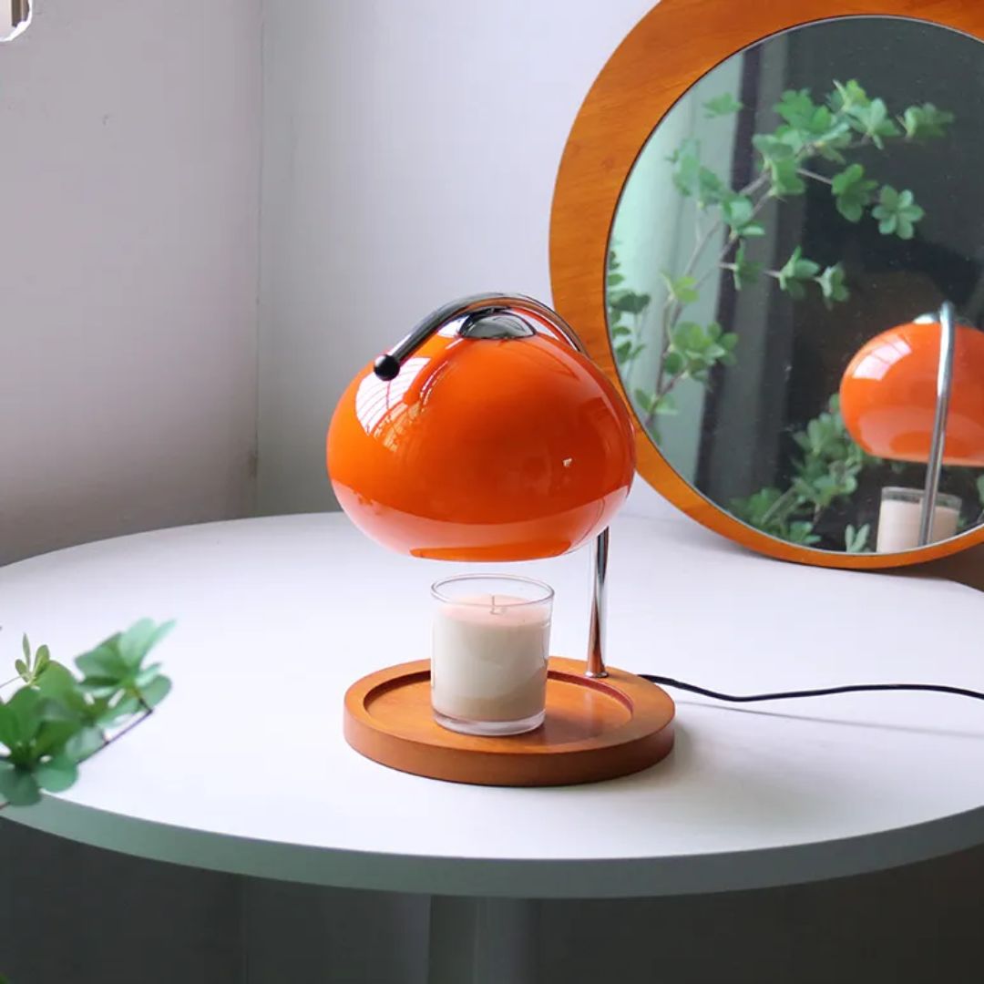 Alyssa - Retro Glass Table Lamp