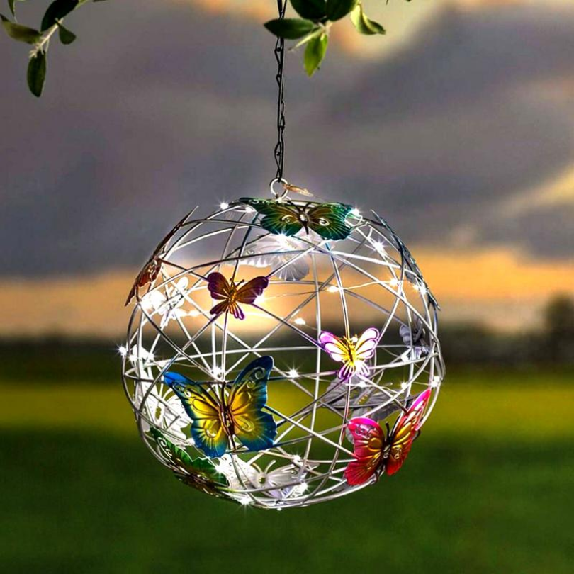 SolarGlow Butterfly Solar Garden Light – Outdoor