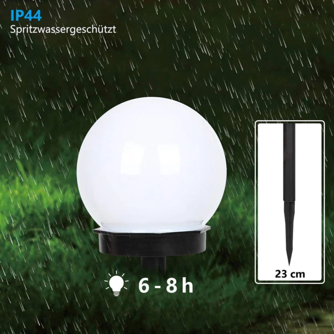 SunLuxe Orbs - Set of 3 Waterproof Solar Garden Lights