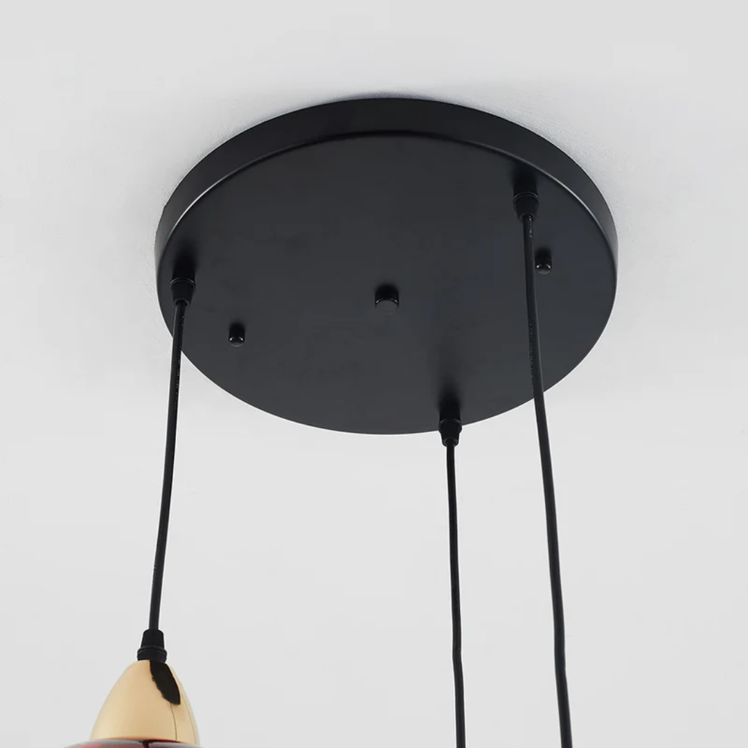 ClusterGlow - Elegant 3-Lamp Pendant Light for Ambience