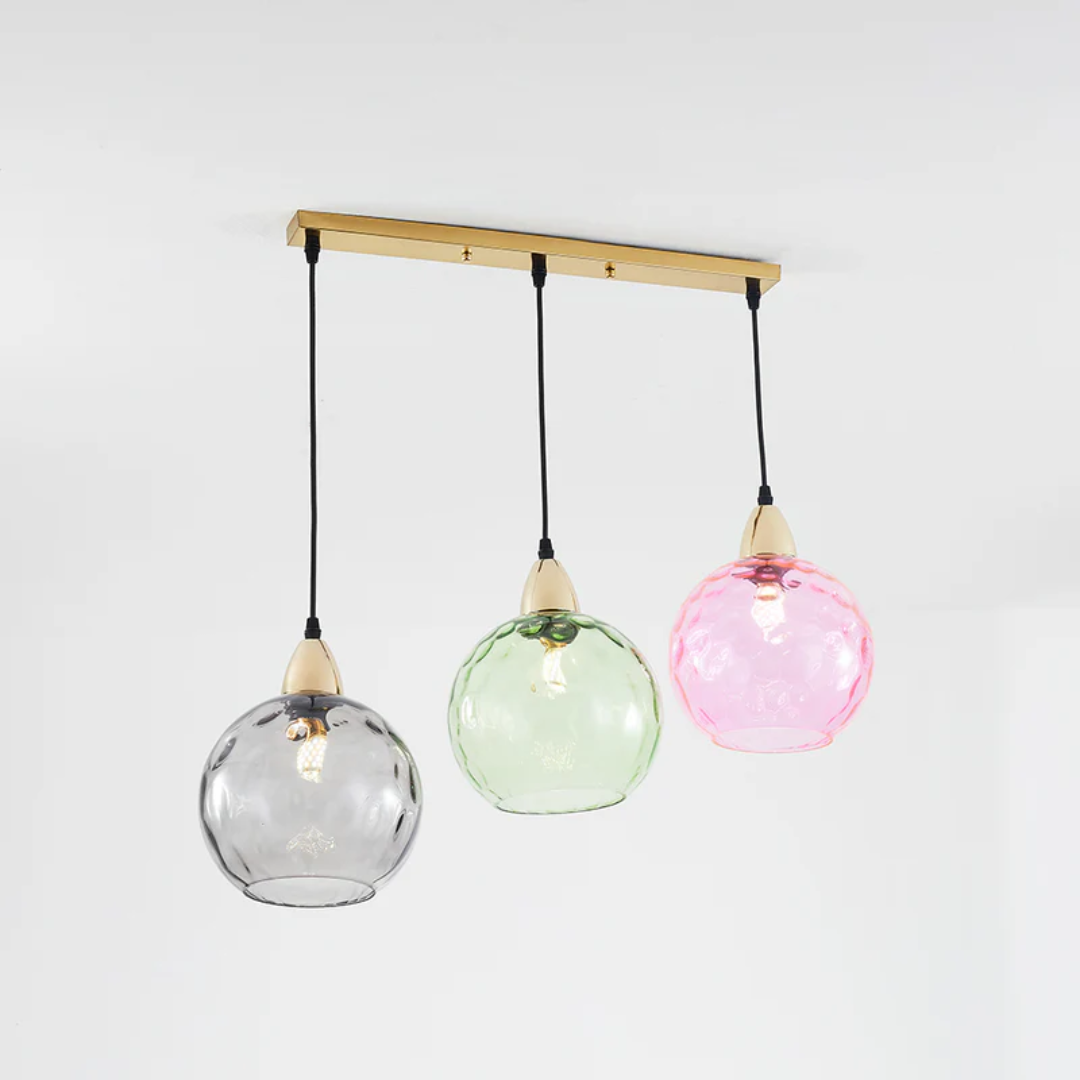 ClusterGlow - Elegant 3-Lamp Pendant Light for Ambience