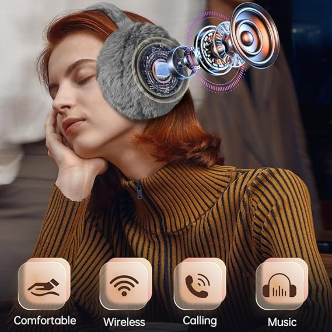 CozyGrooves - Bluetooth Ear Warmers for Winter