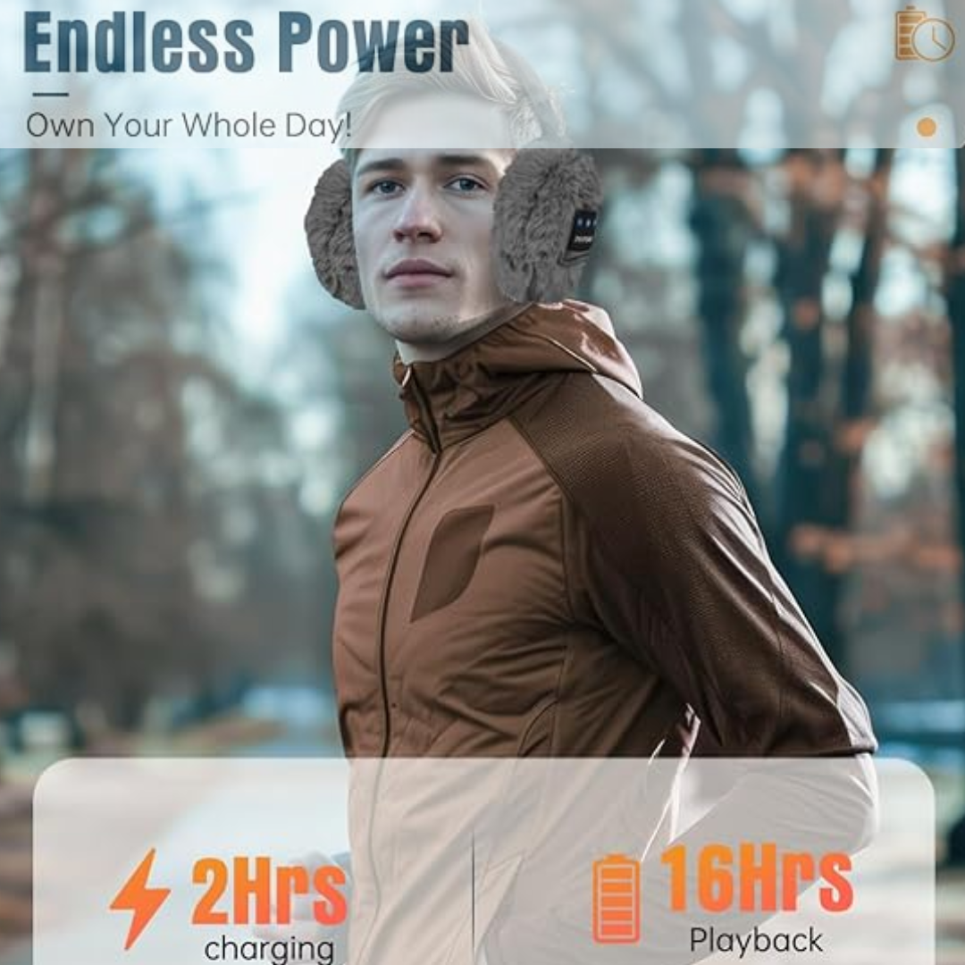 CozyGrooves - Bluetooth Ear Warmers for Winter