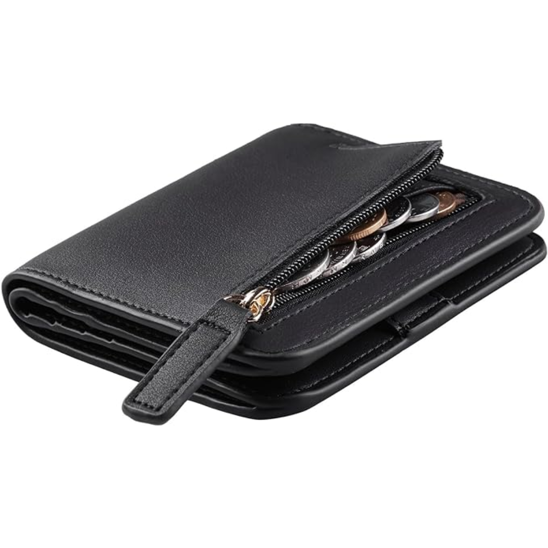 Elvira Wallet - Luxury RFID-Blocking Leather Wallet for Women