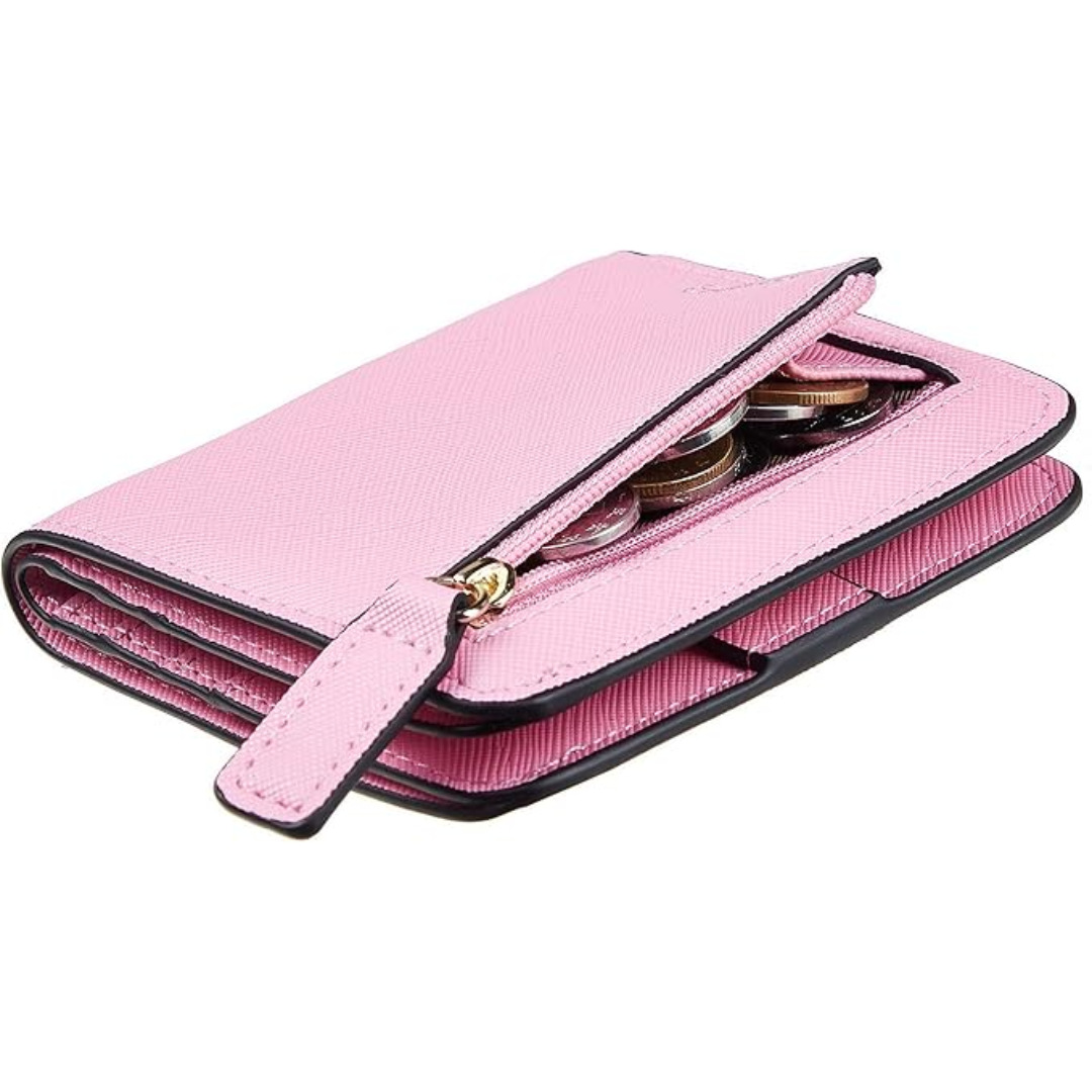 Elvira Wallet - Luxury RFID-Blocking Leather Wallet for Women