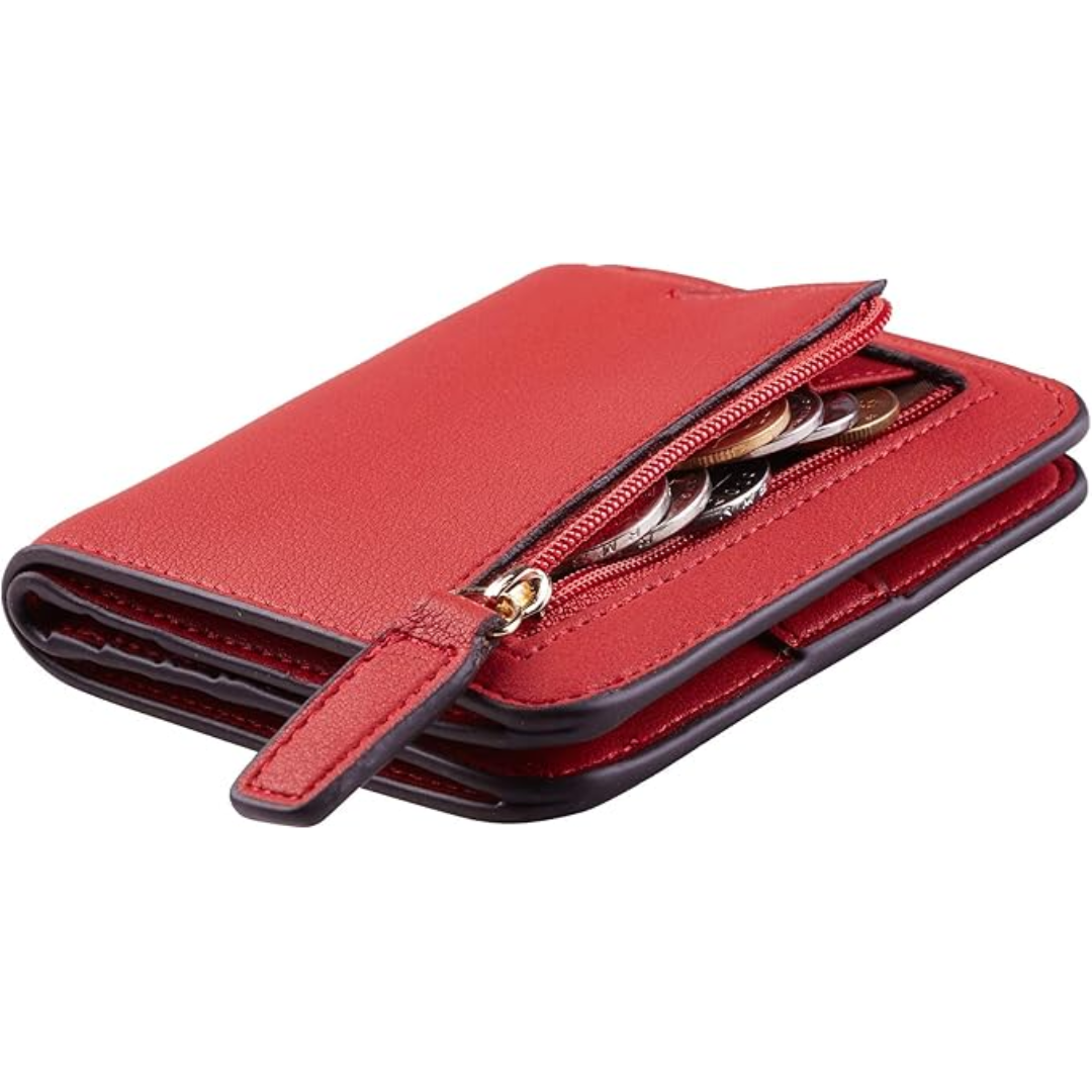 Elvira Wallet - Luxury RFID-Blocking Leather Wallet for Women