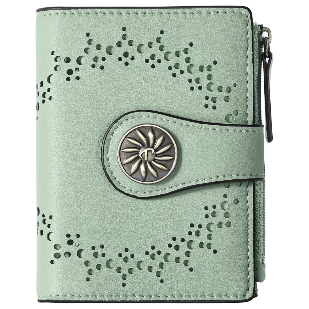 ClaireSlim - Slim RFID Leather Wallet for Women
