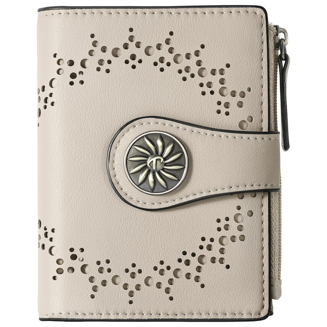 ClaireSlim - Slim RFID Leather Wallet for Women