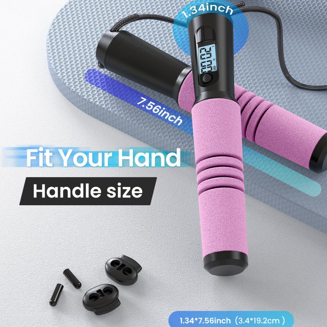 JumpFit - Smart App Jump Rope, Tangle-Free