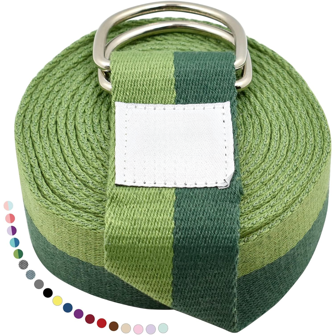 FlexFit - Adjustable Yoga Strap with D-Ring