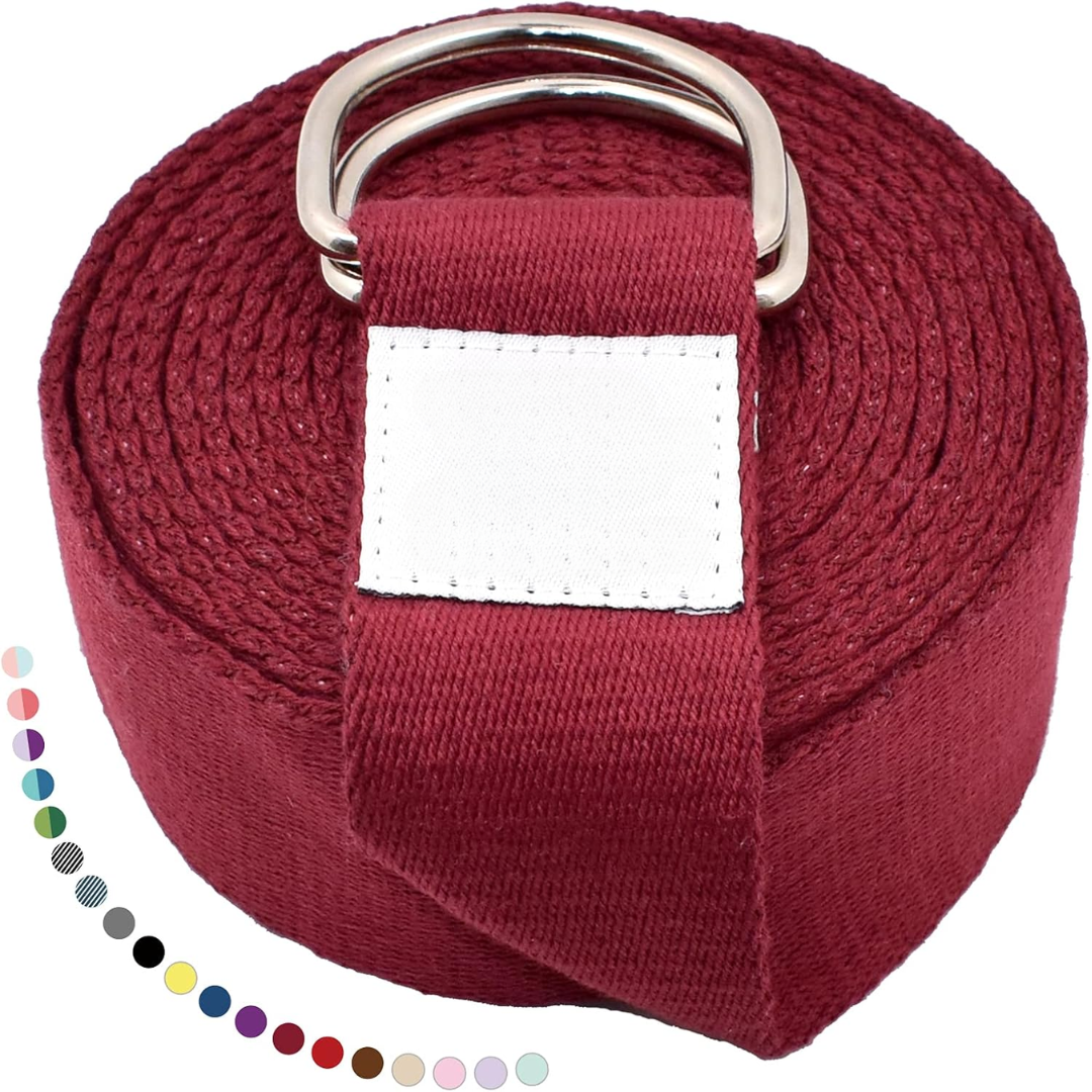 FlexFit - Adjustable Yoga Strap with D-Ring