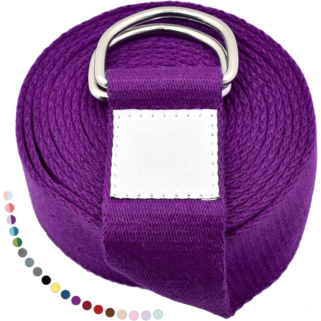 FlexFit - Adjustable Yoga Strap with D-Ring
