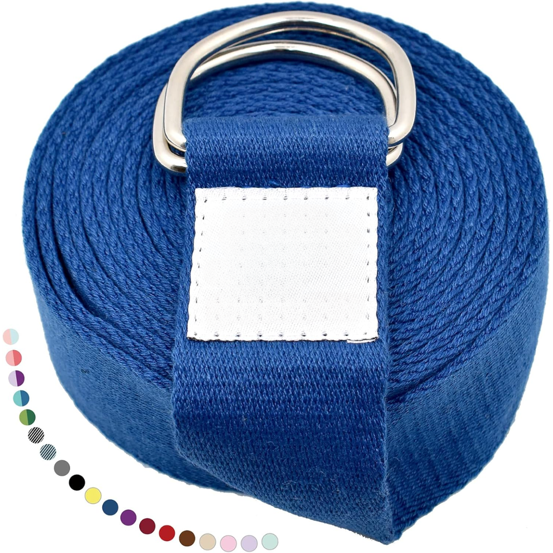 FlexFit - Adjustable Yoga Strap with D-Ring