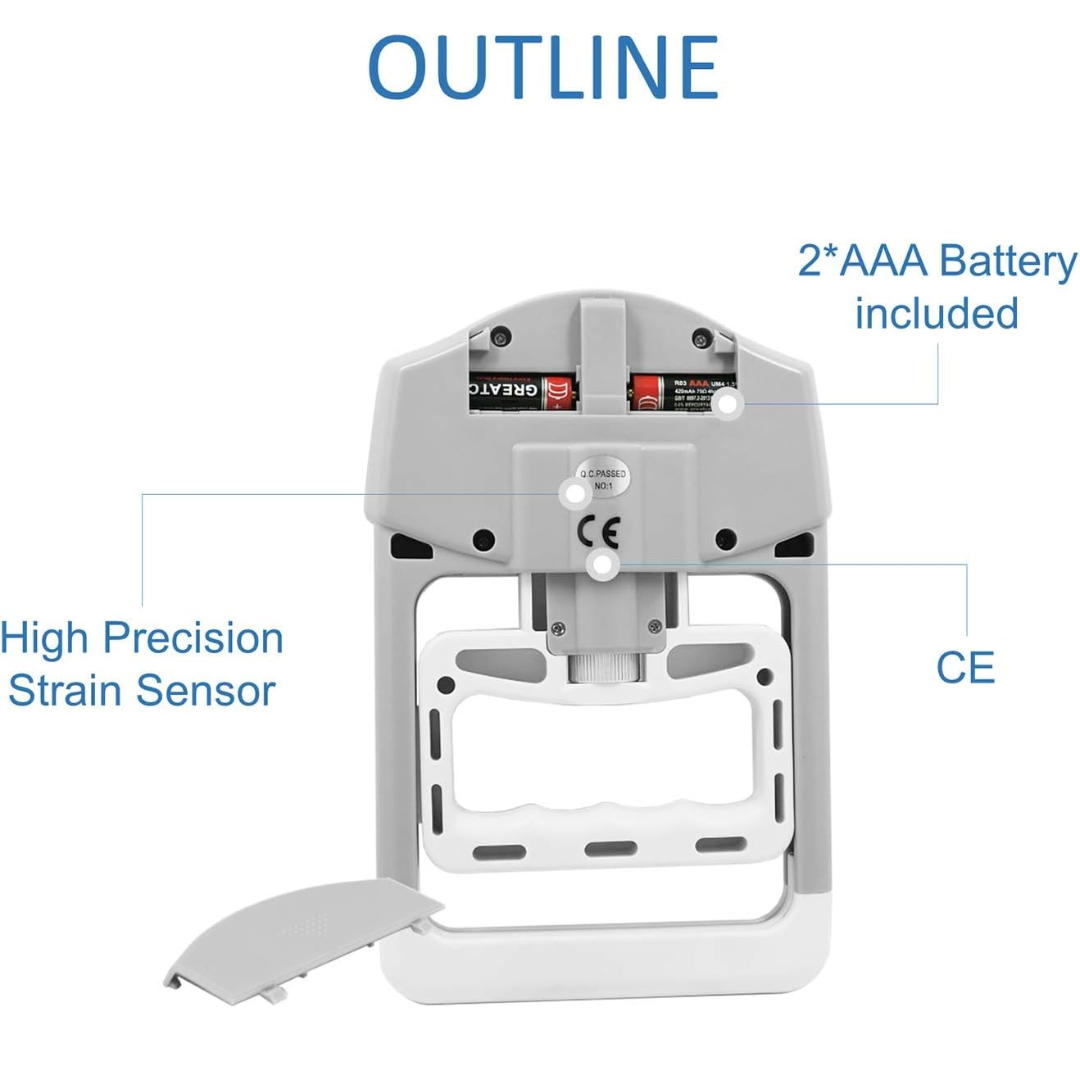 GripMaster - Digital Hand Strength Meter (90 kg)