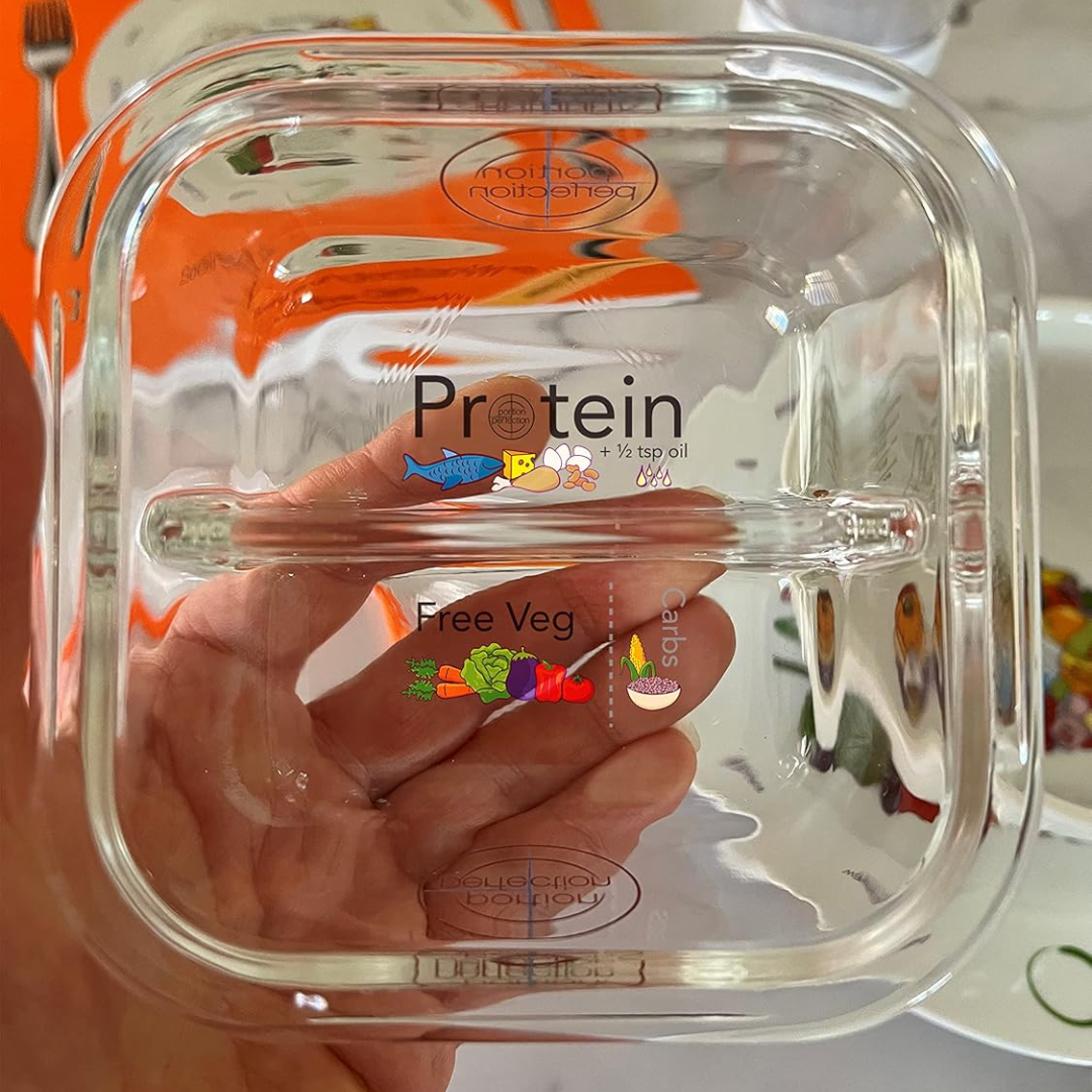 PortionMaster Glass Container Set of 3