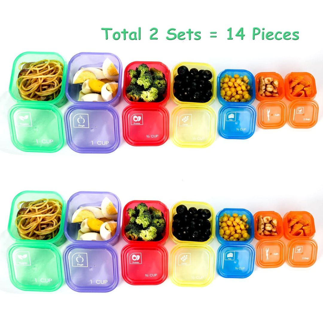 PortionMaster - 14-Piece Portion Control Container Set