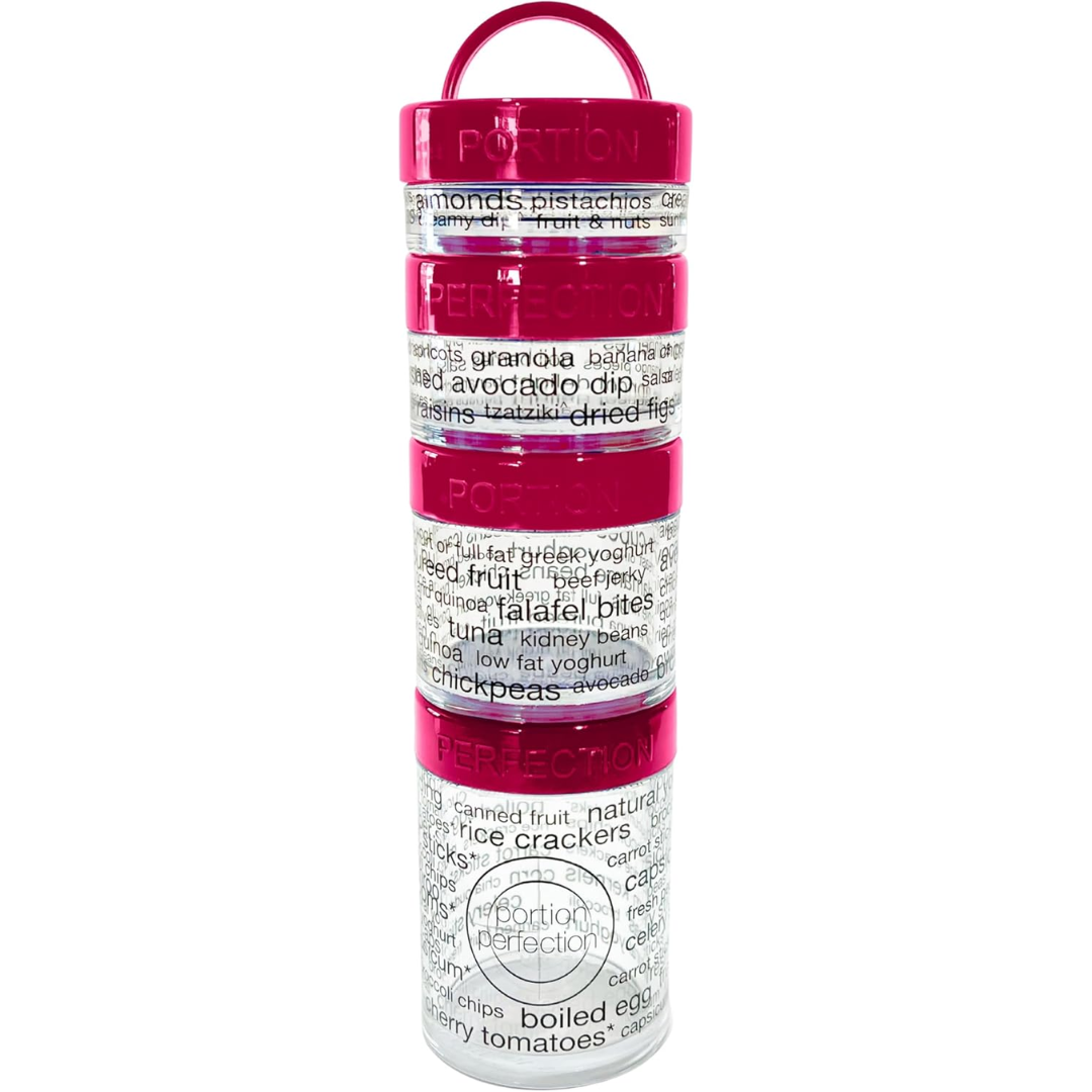 PortionMaster - Stackable Snack Portion Control Containers