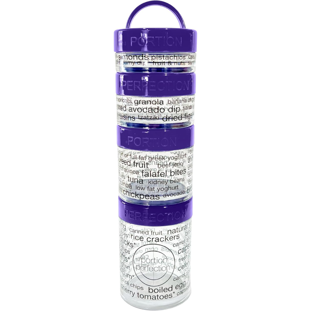 PortionMaster - Stackable Snack Portion Control Containers