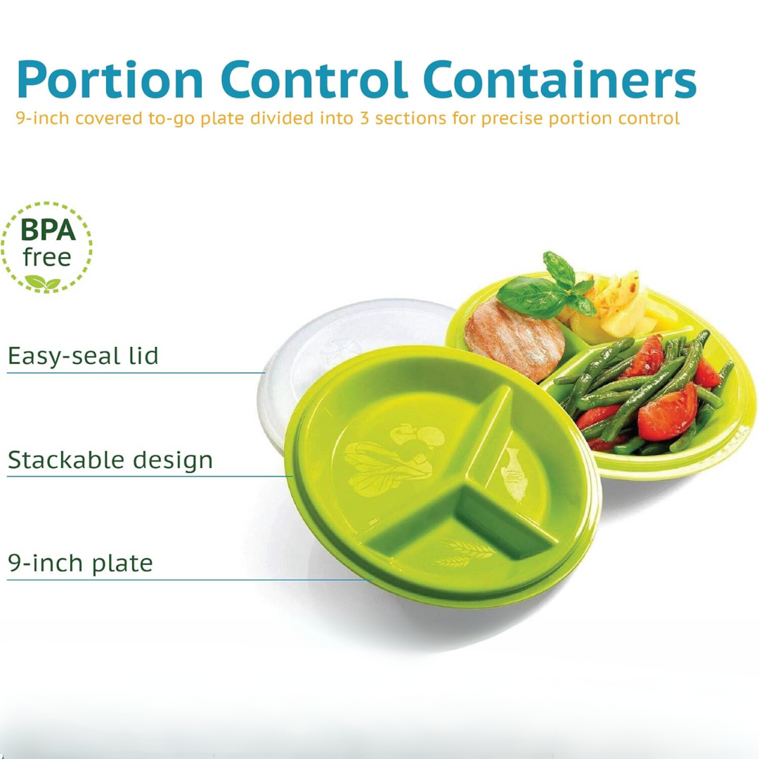 PortionMaster - Travel-Friendly Portion Control Plate