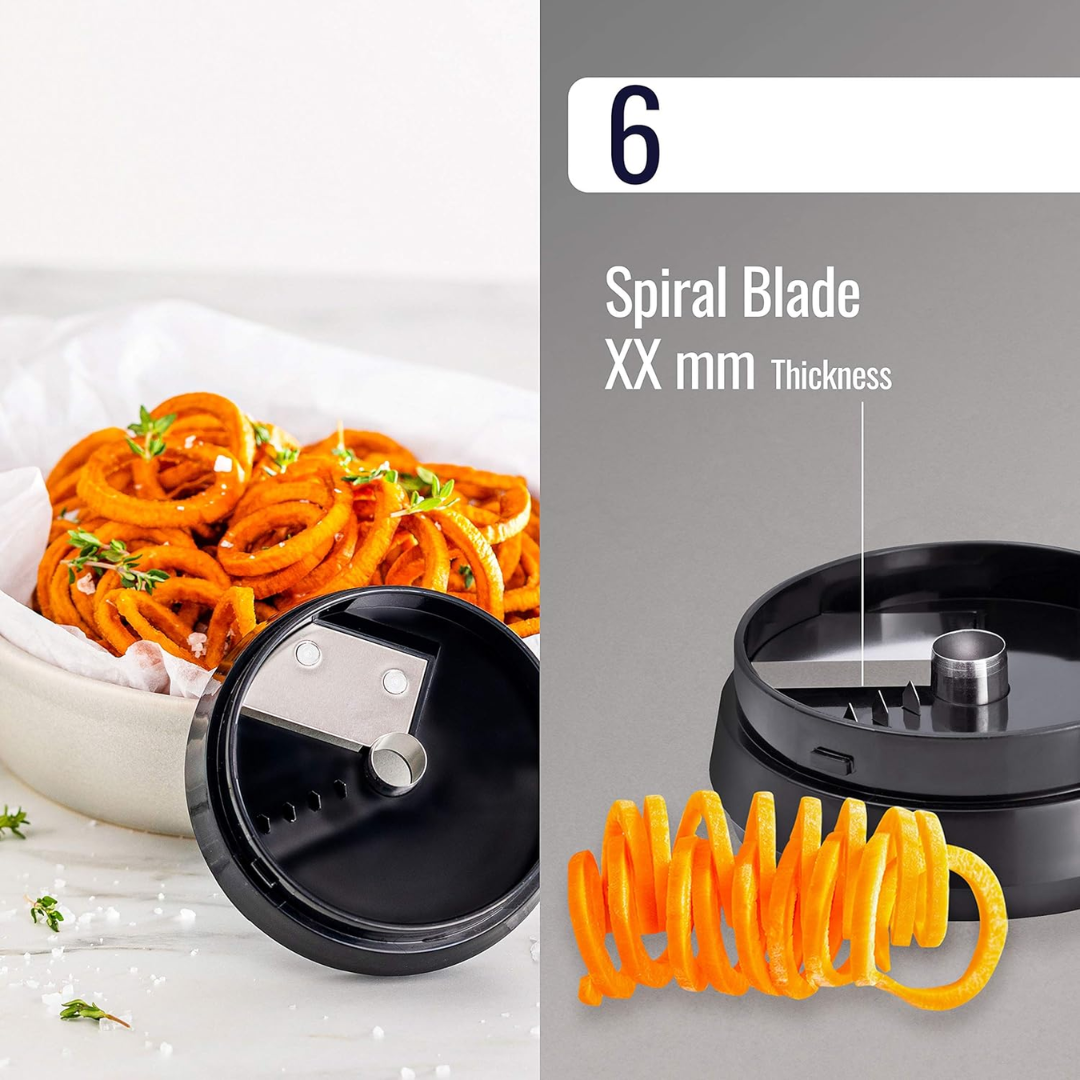 SpiralMaster Stainless Steel Spiralizer