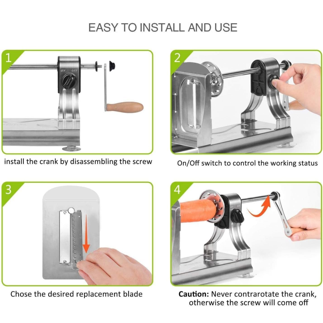 SpiralMaster 6-Blade Vegetable Cutter