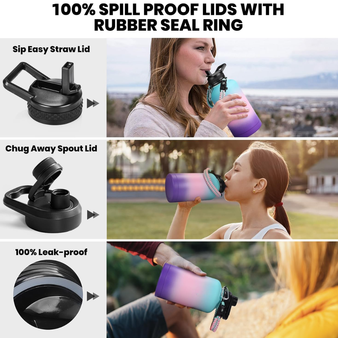 HydraPure - Insulated Bottle with Paracord Handle