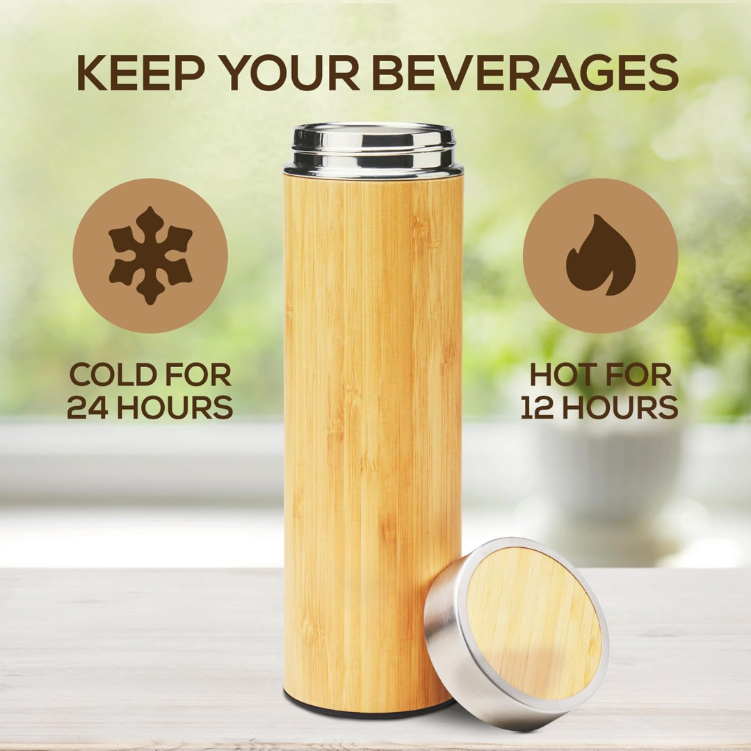 TeaFusion - Bamboo Tea Infuser Bottle 500ml