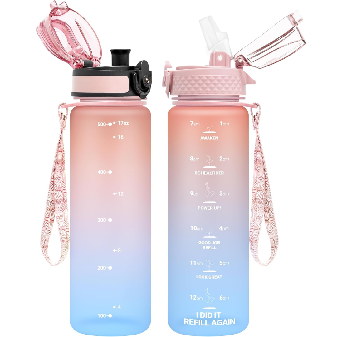 EcoFlow - BPA-Free Tritan Water Bottle with Straw