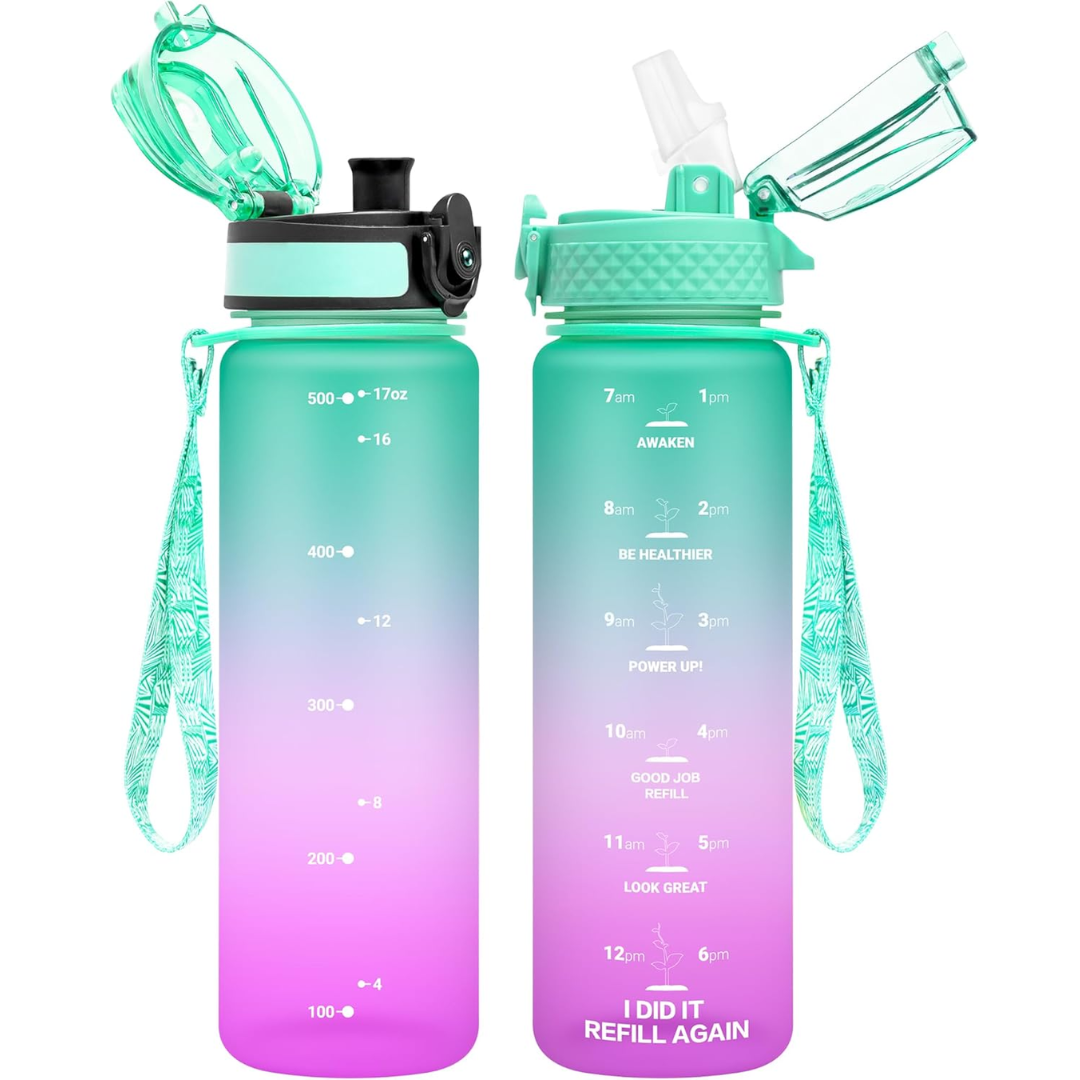 EcoFlow - BPA-Free Tritan Water Bottle with Straw