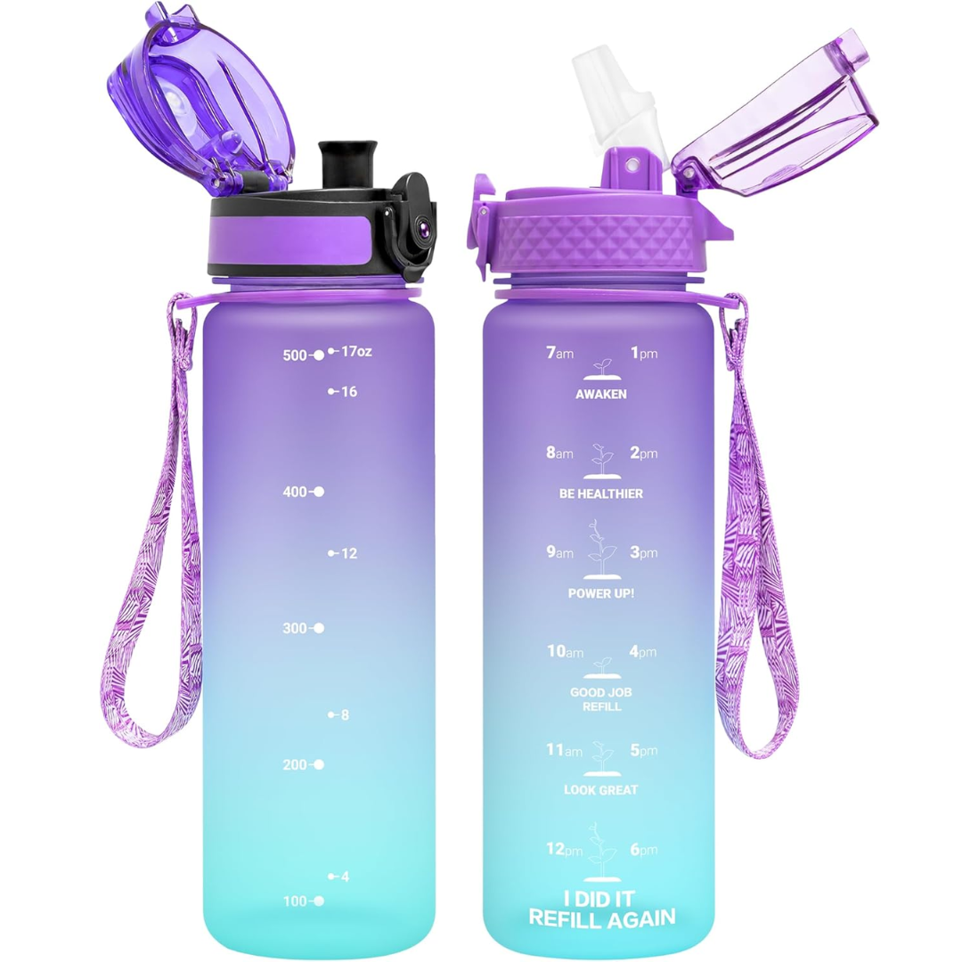 EcoFlow - BPA-Free Tritan Water Bottle with Straw
